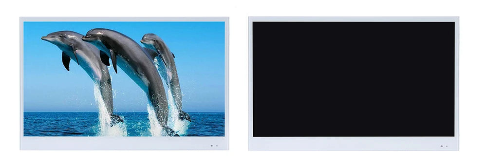 Souria 22.1 inches Smart Black Color Waterproof Bathroom LED TV for Luxury Hotel SPA Kitchen TV Bluetooth Android New
