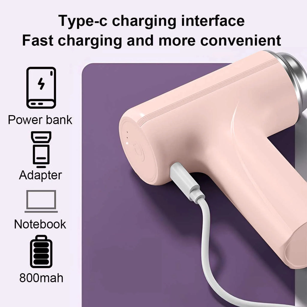 Electric Egg Beater Wireless Electric Food Mixer Handheld Mixer with 3 Speed Settings Baking Dough Cake Cream Milk Whisk