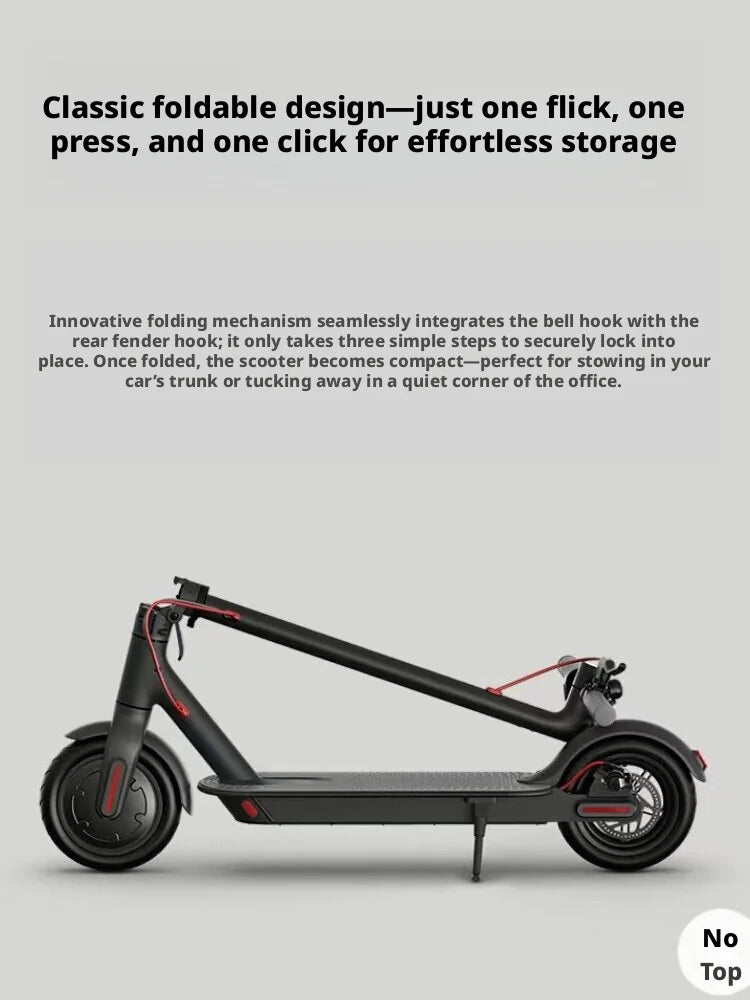 Foldable Electric Scooter for Adults & Teens- Portable Commuting E-Scooter with Long-Lasting Battery