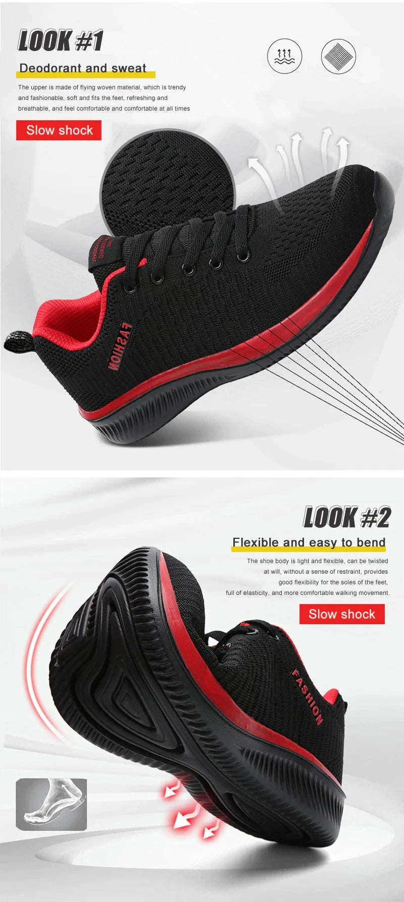 Zapatillas Tejidas Unisex - Running y Gym Transpirables