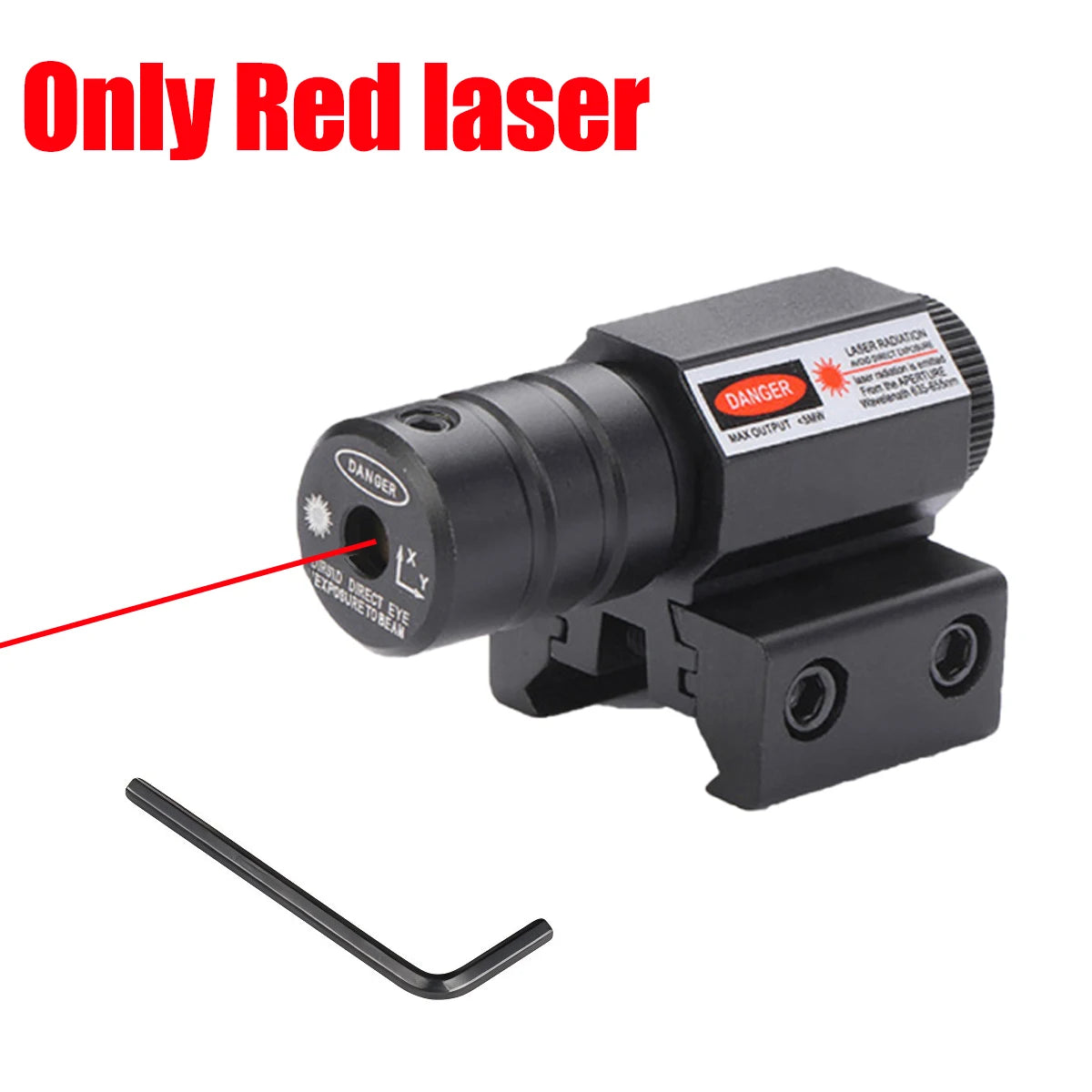 Tactical Red Dot Laser Pointer Sights Hunting with 11mm/20mm Mount Adjustable Sight Accsesories for Picatinny Rail