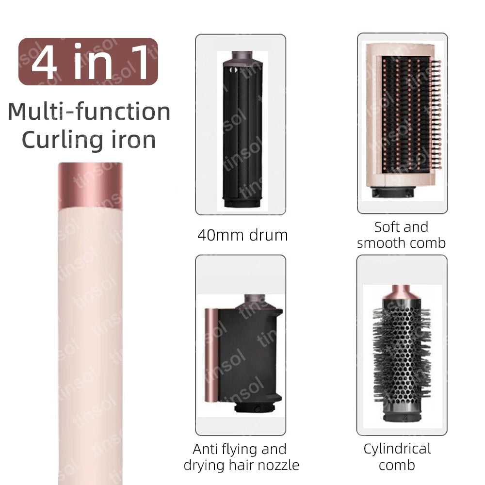 TINSOL 7-in-1 Air Styling Hair Dryer, 110,000 RPM High-Speed Hair Care, Ionic Hair Dryer, Automatic Curling Set