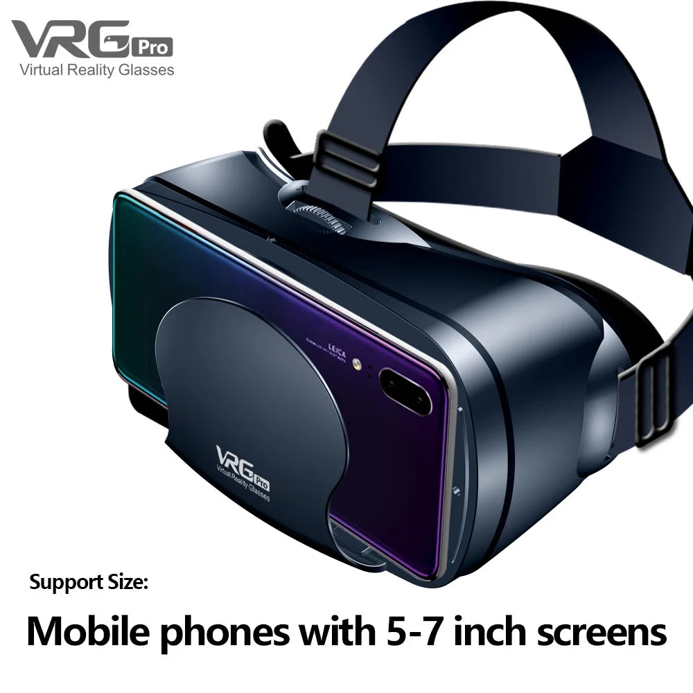 Virtual Reality 3D VR Glasses Headset Smart Helmet Smartphones Mobile Phone Lenses with Headphone Viar Binoculars Goggles Device