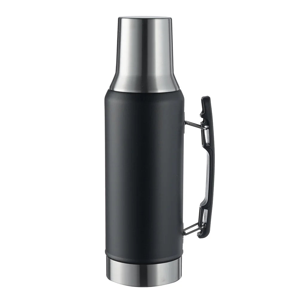 1300ml Portable 304 Stainless Steel with Handle Sports Jug Thermos Jug Large Capacity South American Matai Jug Friend Gift