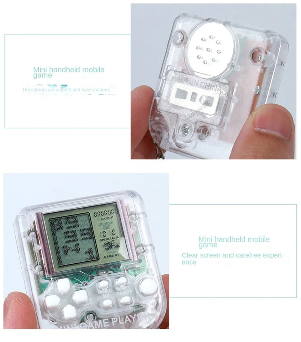 GAMINJA Retro Mini Handheld Game Players Classic Electronic Games Hand Held Console Game Child Puzzle Gaming Console Toys Gift