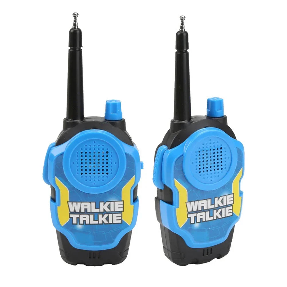 2Pcs/Set Walkie Talkies 50M Mini 2Ch Radio Phone for Kids Portable Handheld Children Outdoor Interphone Toys