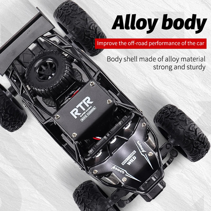ZWN 1:20 2WD RC Car With Led Lights Radio Remote Control Cars Buggy Off-Road Control Trucks Boys Toys for Children