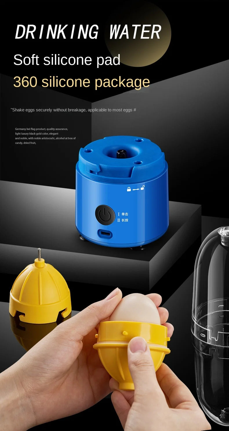 Electric Portable Automatic Egg Beater Egg Yolks and Egg Whites Mixer USB Rechargeable Spinner Shaker Kitchen Cooking Tools