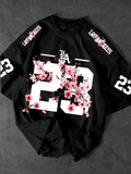 Remera Hombre Talle Grande - Estampado Flor de Cerezo 3D