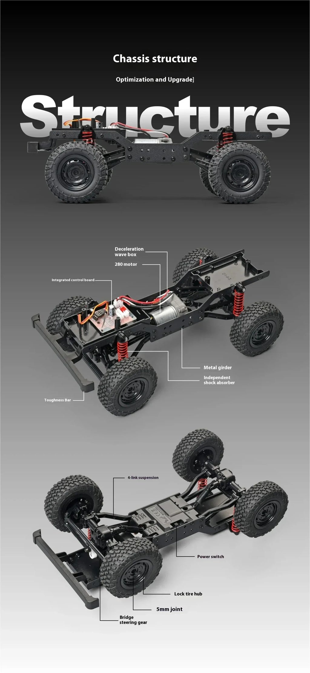 MN98 MN99S 2.4G RC Car 1/12 MN Model RTR Version Rock Crawler Defender 4x4 Off-Road Truck Remote Control Toys For Kid Gift