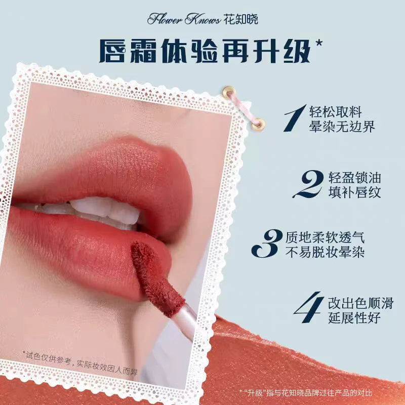 Flower knows Bunny Garden Collection Lip Cream Blush Air Cushion CC Cream Liquid Foundation Eye Shadows Palette Makeup Set