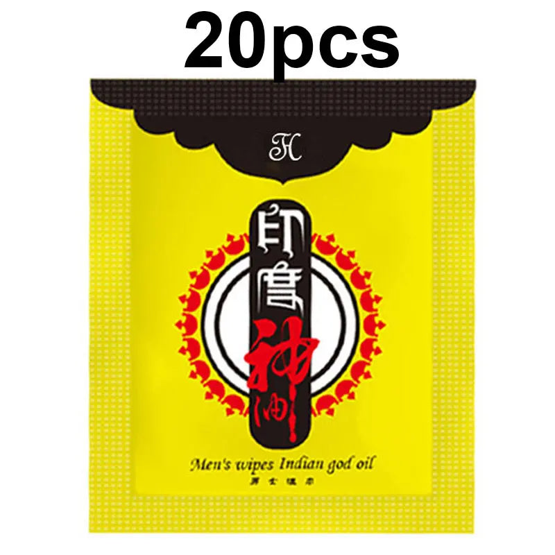 20pcs Male Delay Wipes Wet Tissue Delay Spray Man Prolong Prevent Premature Ejaculation For Men Lasting