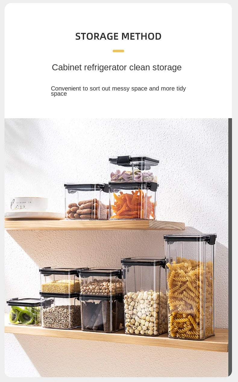 Set de Frascos Herméticos para Cocina - Organizador de Alimentos