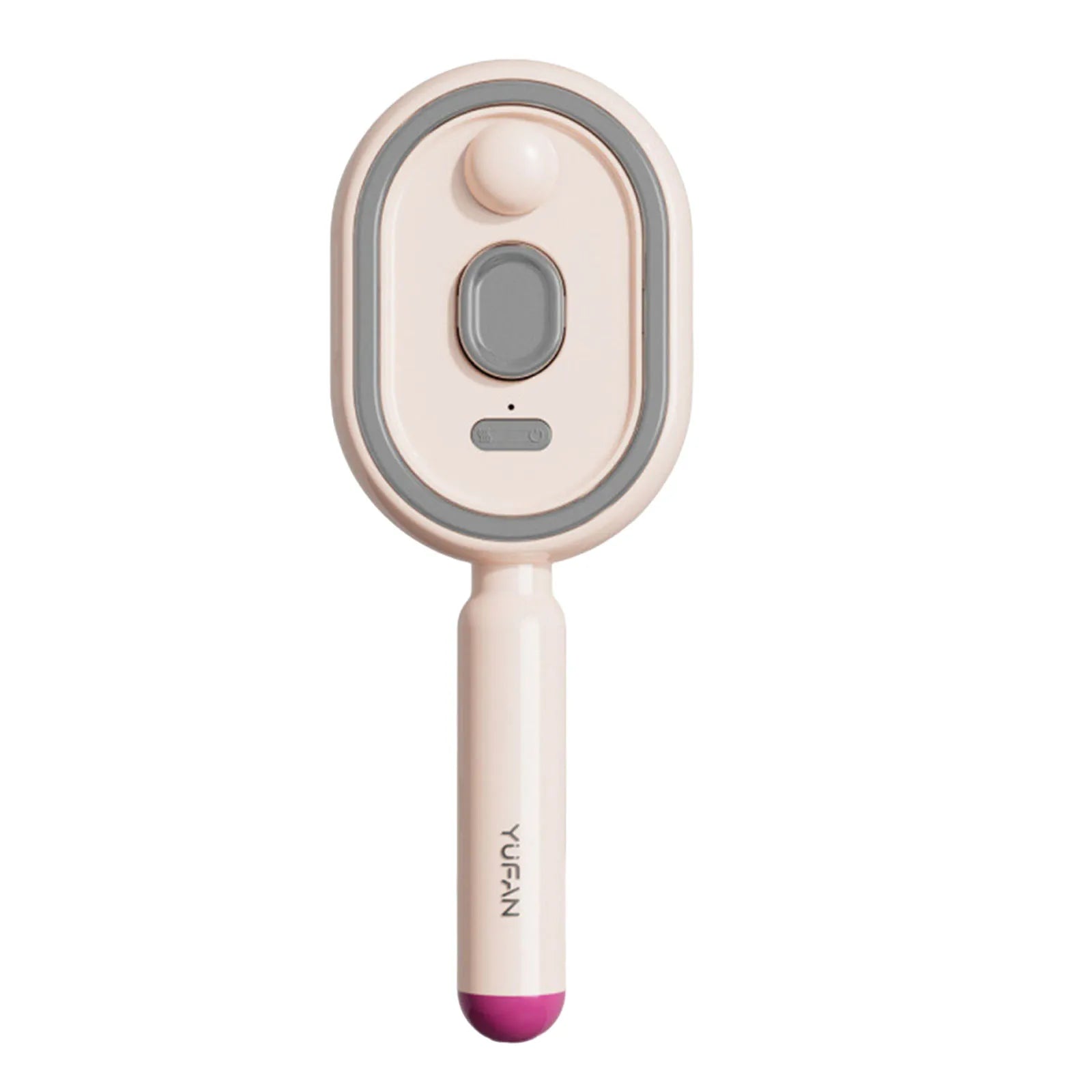 Electric Steam Brush USB-C Charging Wet Electrics Hairbrush Rechargeable Steams Hair Straightener for Both Long & Short Hairs