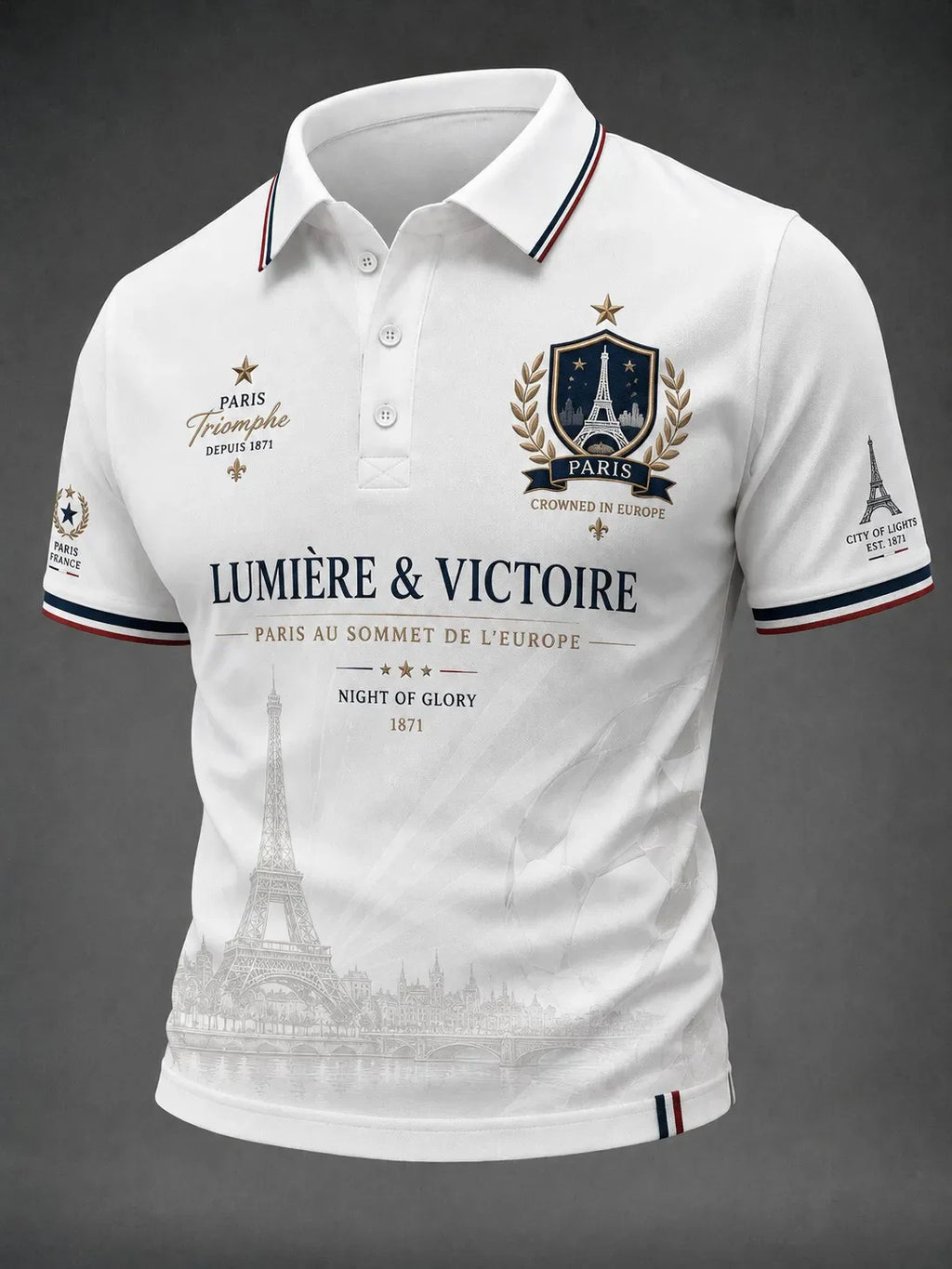 2026 Edition French Fans Football Polo Shirt - 3D Print - Comfortable and Breathable - Suitable for Both Men and Women