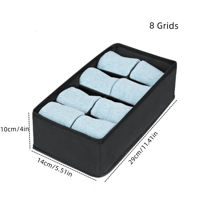 Underwear Organizer Socks Pants Bra Storage Box Cabinets Drawers Wardrobe Clothes Scarf Storage Organizer Boxes For Bedroom