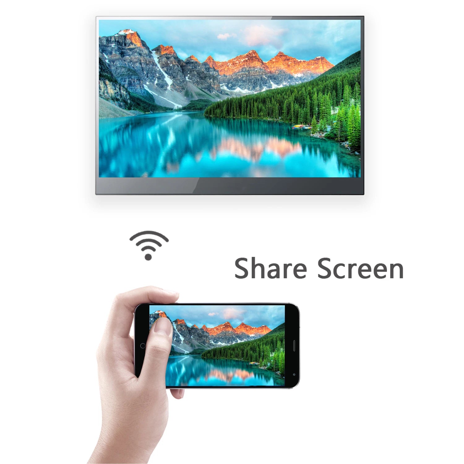 Souria 22.1 inches Smart Black Color Waterproof Bathroom LED TV for Luxury Hotel SPA Kitchen TV Bluetooth Android New