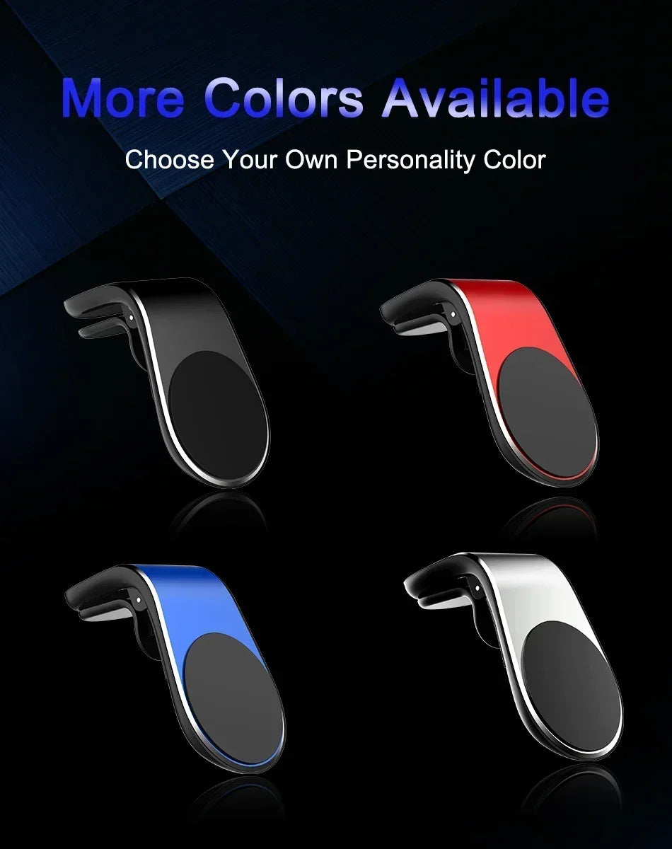 Universal Magnetic Car Phone Holder in Car Phone Stand Clip Mount Car Magnetic Phone Holder for iPhone 16 15 14 Pro Samsung