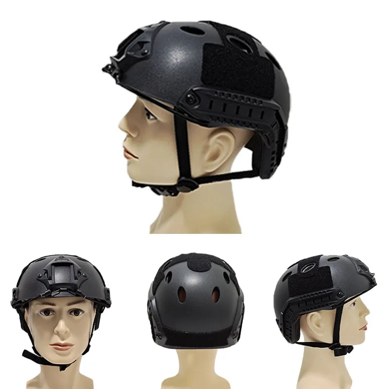 Tactical FAST Helmet MH PJ BJ Protective Helmet for Airsoft CS Paintball Outdoor Shooting Game ABS Protective Equipment