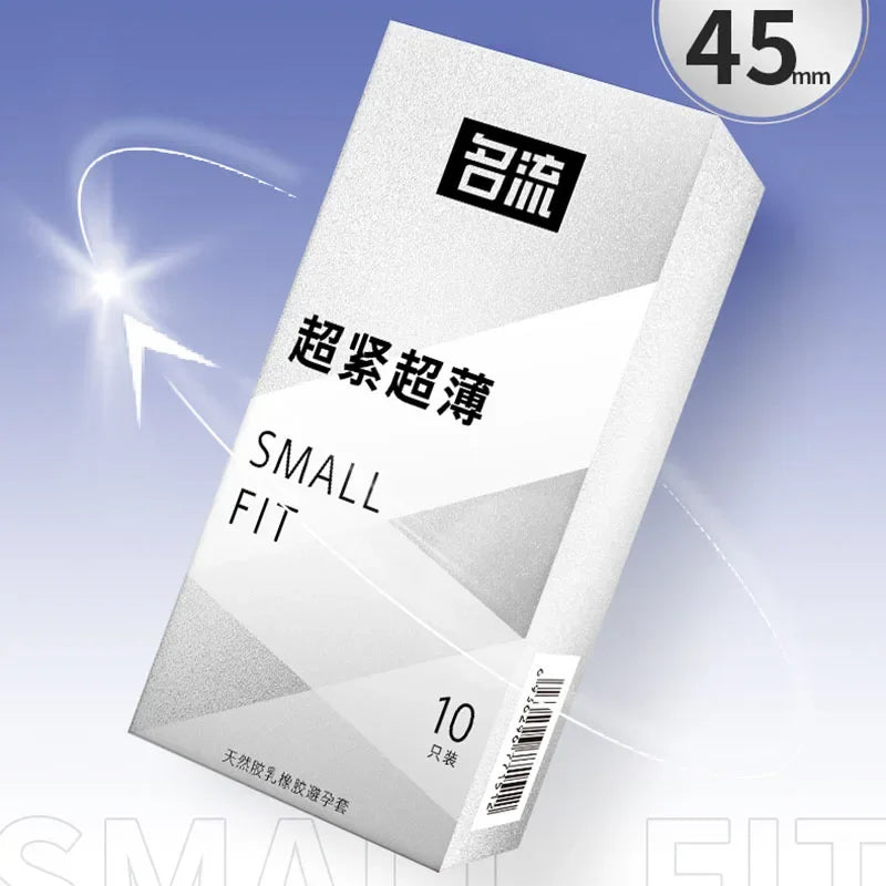 45mm Small Size Condoms for Men Delay Ejaculation Thin Tight Condom Penis Sleeve Natural Rubber Condones Contraception Sex Toys