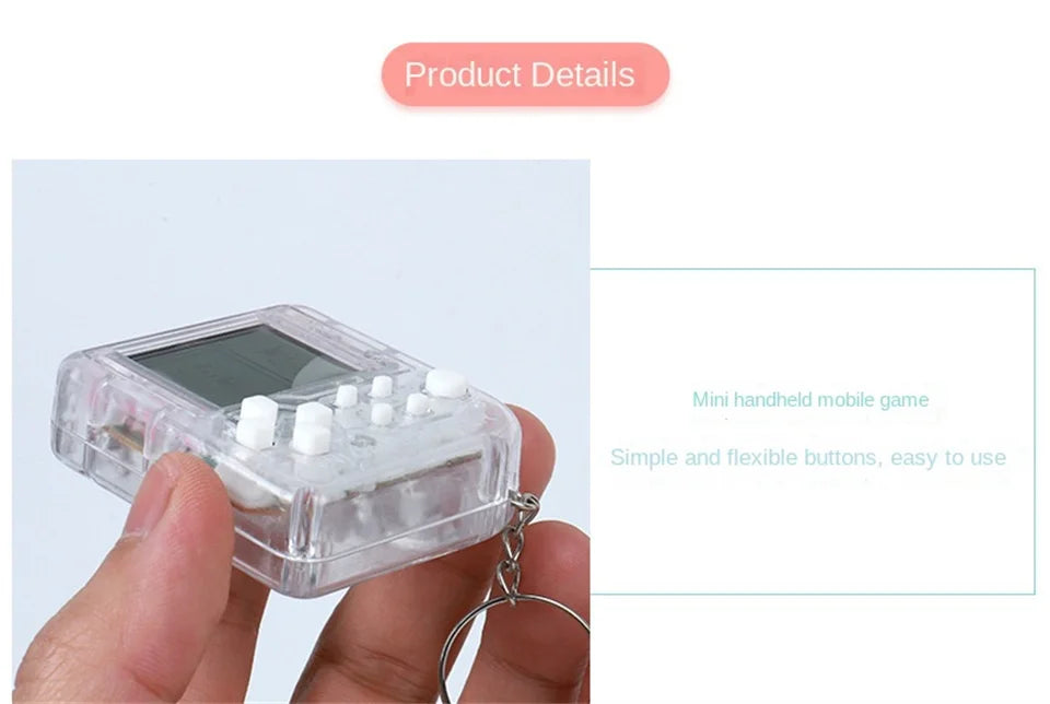 GAMINJA Retro Mini Handheld Game Players Classic Electronic Games Hand Held Console Game Child Puzzle Gaming Console Toys Gift