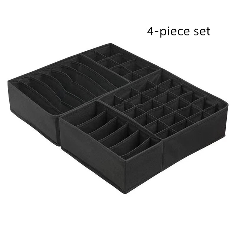 Underwear Organizer Socks Pants Bra Storage Box Cabinets Drawers Wardrobe Clothes Scarf Storage Organizer Boxes For Bedroom