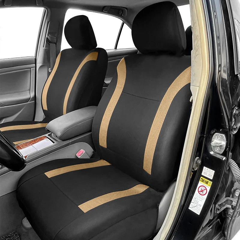 Universal Breathable Car Seat Covers Air Mesh Fabric Splicing With Polyester Fabric Fit For Most Car Suv Accessories Interior
