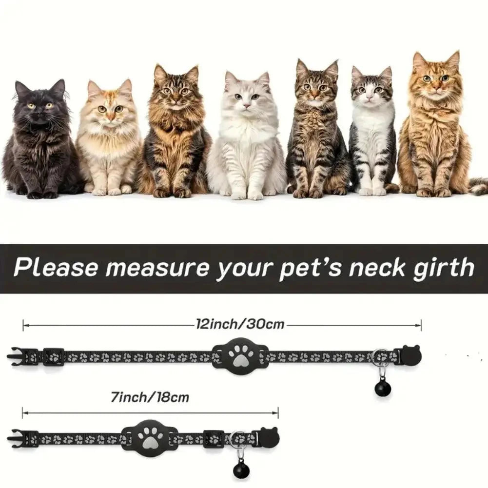 Smart GPS Tracker Collar for Cat Dog Real Time Anti-Lost Waterproof Pet Locator Adjustable Safety Buckle Reflective