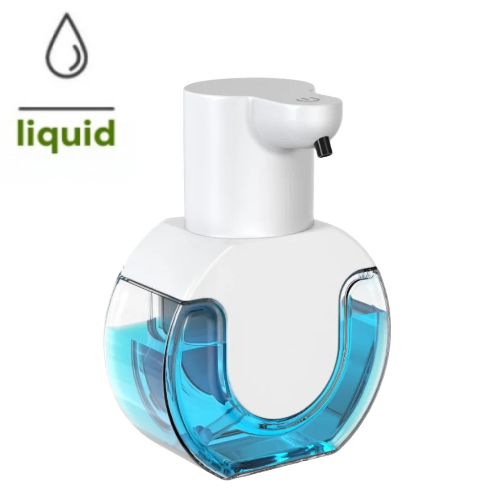 Intelligent Induction Hand Washer, Automatic Liquid/Foma Soap Dispenser Wall Mounted Vertical Hand Sanitizer Soap Dispenser