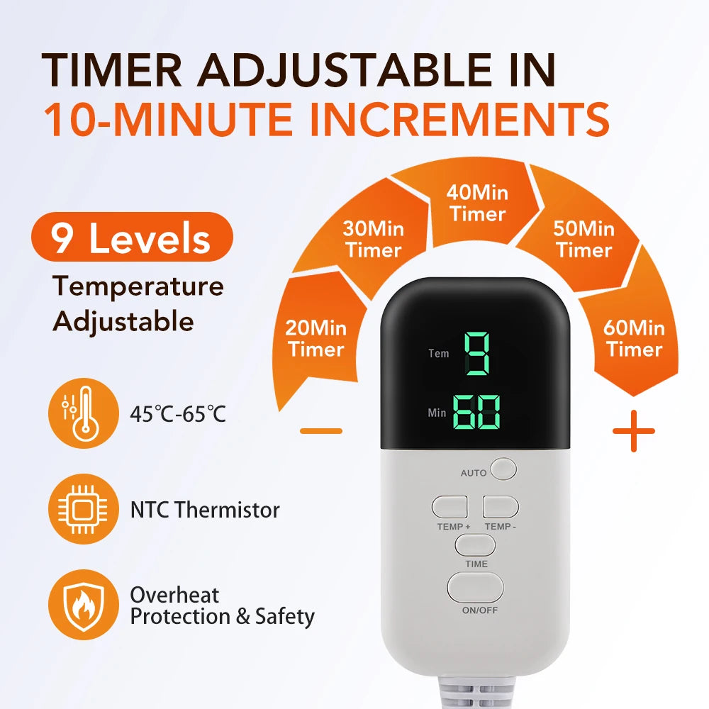 10 Levels Electric Hair Heating Cap Waterproof Hair Steamer Cap Thermal Treatment Hat SPA Nourishing Hair Styling Care
