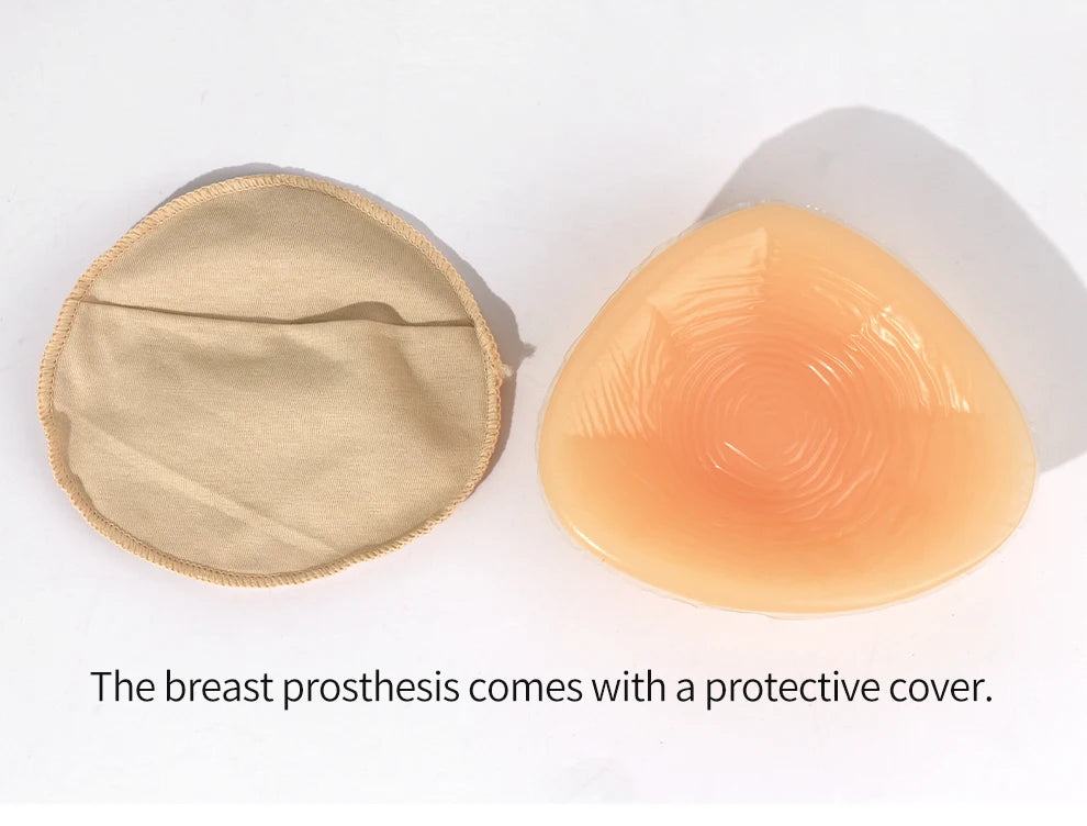 LERVANLA Mastectomy Silicone Boobs Form Underwear 2-In-1 Post-Surgery Bra With Fake Breast For Chest Prosthesis Enhancement