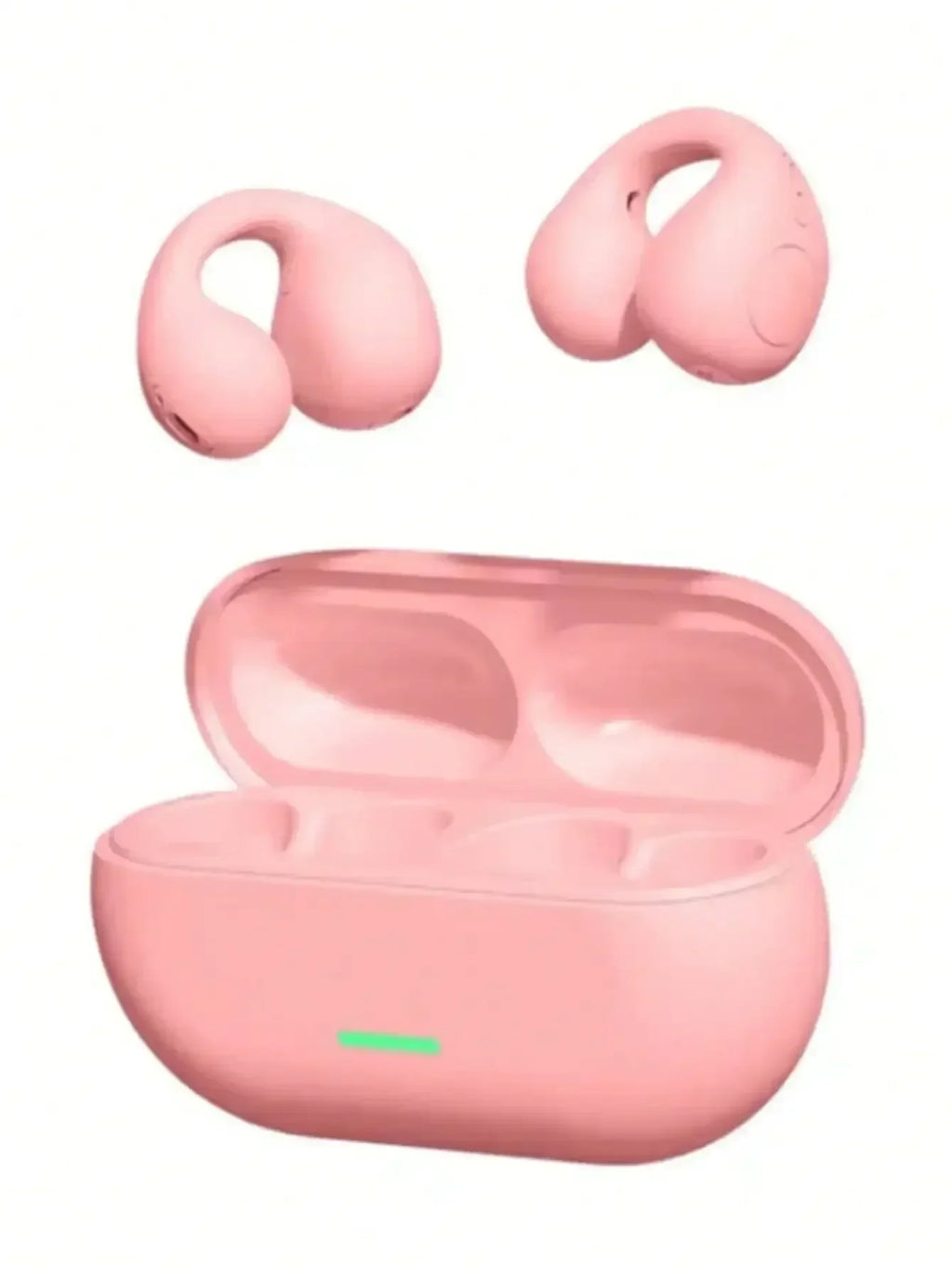 Wireless Ear Clip On Earphone Bluetooth-Compatible 5.3 Noise Canceling HiFi Stereo Headset Clip On Headphone for Running Fitness