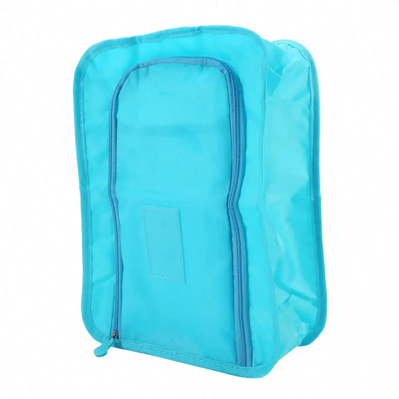 Portable Shoe Bags Travel Holds Multifunction Folding Storage Handbag High Capacity Mini Solid Color Shoe Pouch Organizer