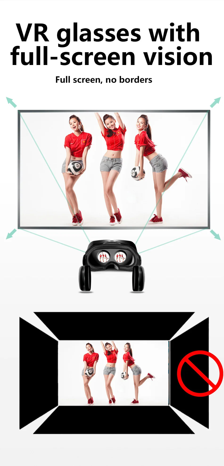 Virtual Reality 3D VR Glasses Headset Smart Helmet Smartphones Mobile Phone Lenses with Headphone Viar Binoculars Goggles Device