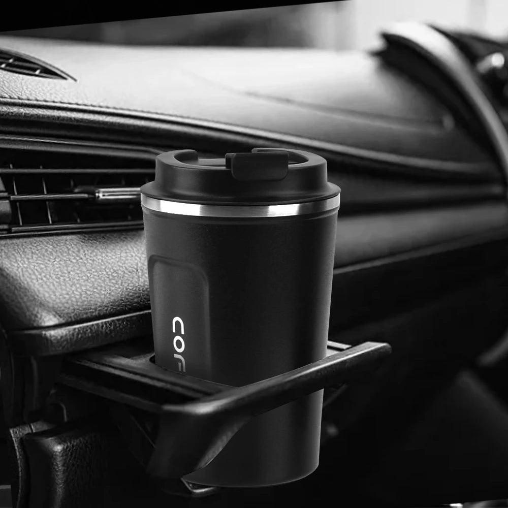 380/510ML Double‑Wall Stainless Steel Insulated Coffee Mug, Leak‑Proof Car Travel Tumbler for Home Outdoor Tea Water Drinking