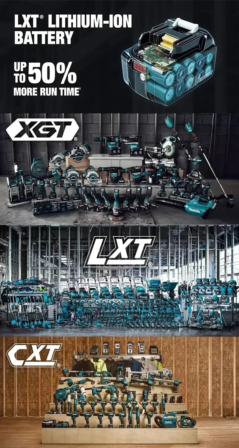 Makita 18V LXT® Lithium-Ion DDF487 13mm Compact Brushless Cordless 1/2" Hammer Driver-Drill High Torque Electric Screwdriver