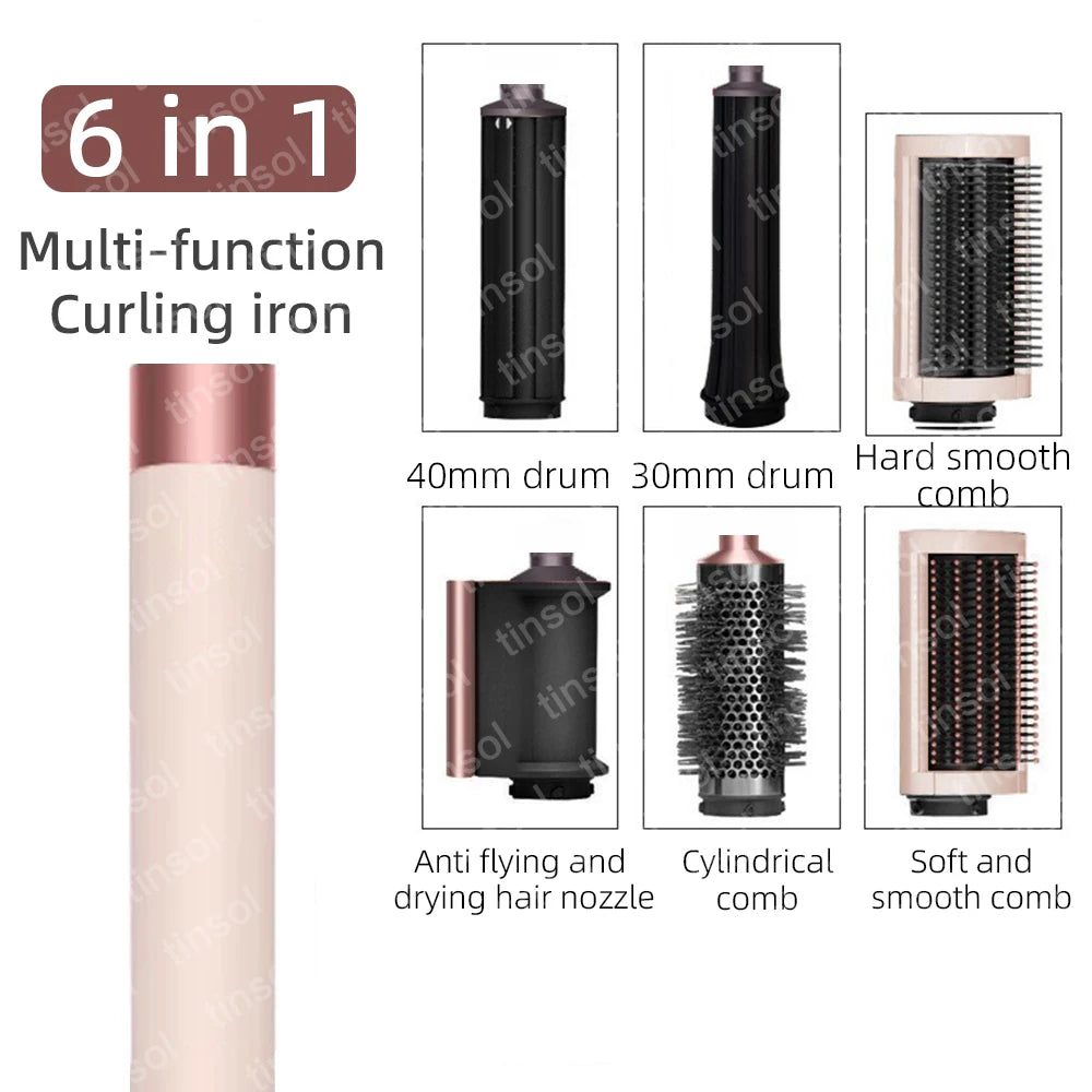 TINSOL 7-in-1 Air Styling Hair Dryer, 110,000 RPM High-Speed Hair Care, Ionic Hair Dryer, Automatic Curling Set