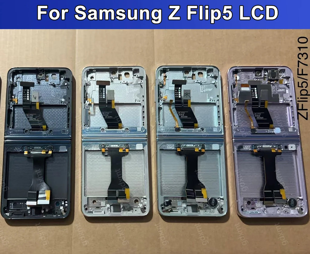 Tested Z Flip5 5G SM-F731B F731U F731W F731N For Samsung For Z Flip 5 LCD Display Touch Screen Digitizer Assembly Replacement