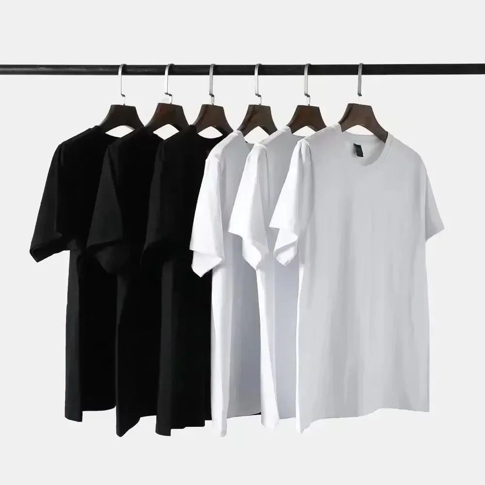 High end brand round neck short sleeved T-shirt print letters men's 2026 summer new  casual breathable T-shirt