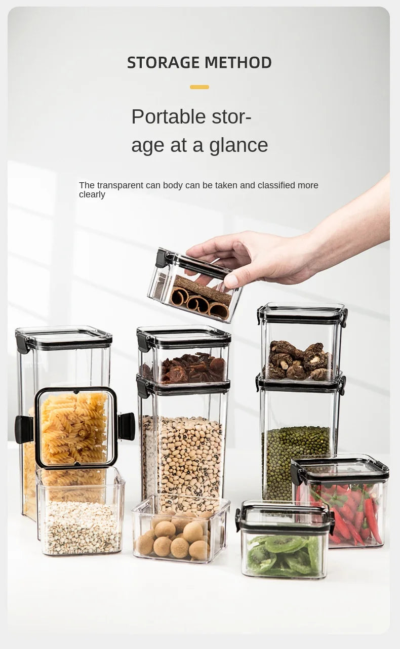 Set de Frascos Herméticos para Cocina - Organizador de Alimentos