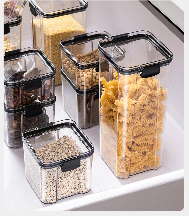Set de Frascos Herméticos para Cocina - Organizador de Alimentos