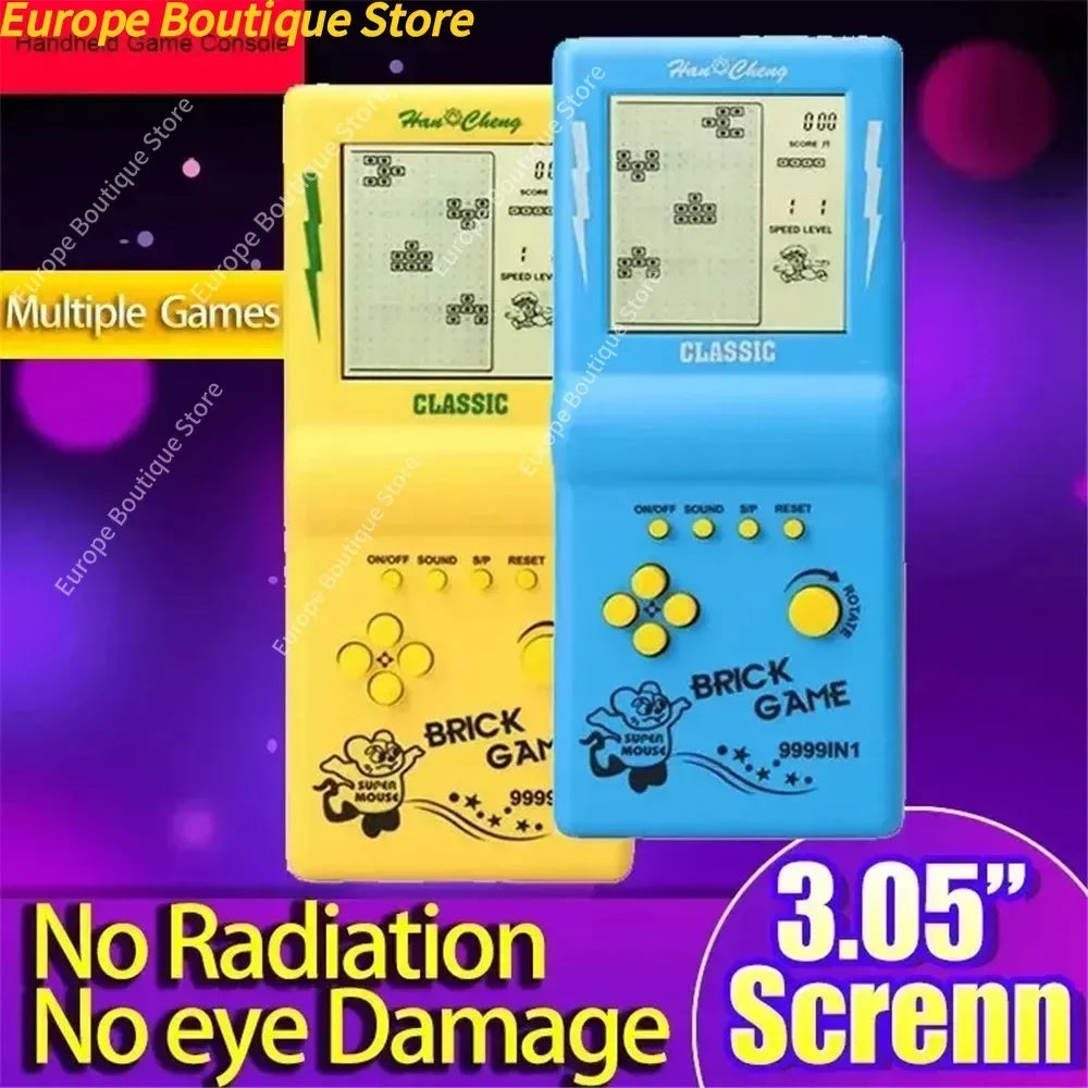 3.5" Game Console For Tetris Console Retro Handheld Game Players Mini Children's Nostalgic Pocket Games Machine Kids Puzzle Toys