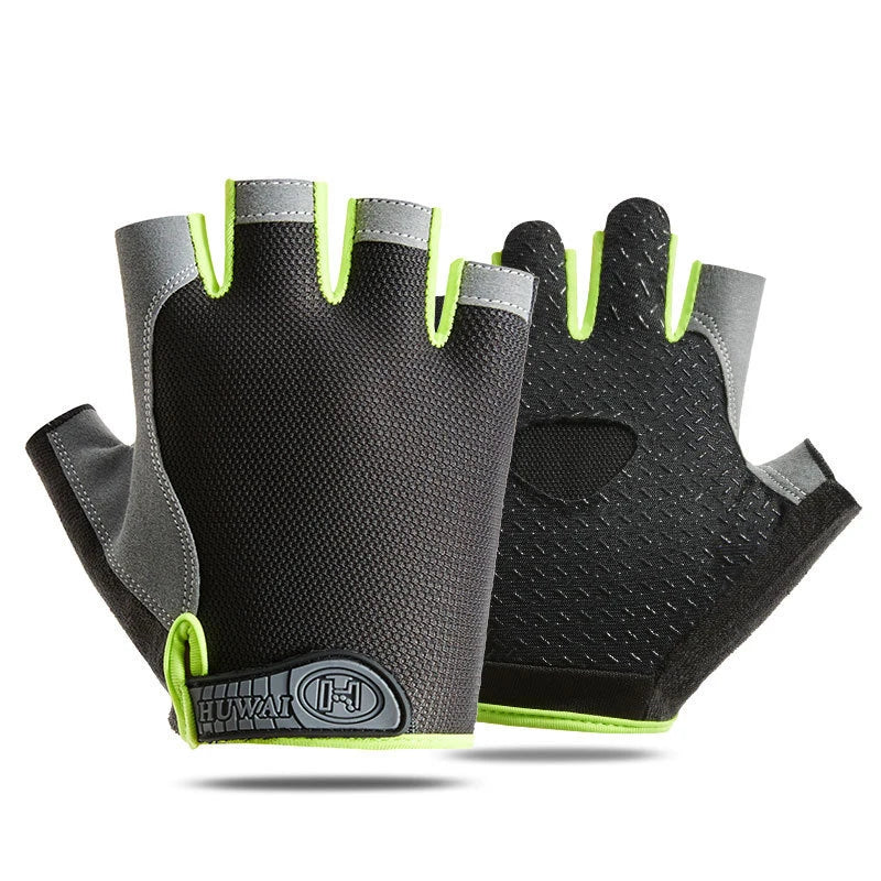 Guantes de Gym Sin Dedos – Fitness Ciclismo Antideslizante Unisex