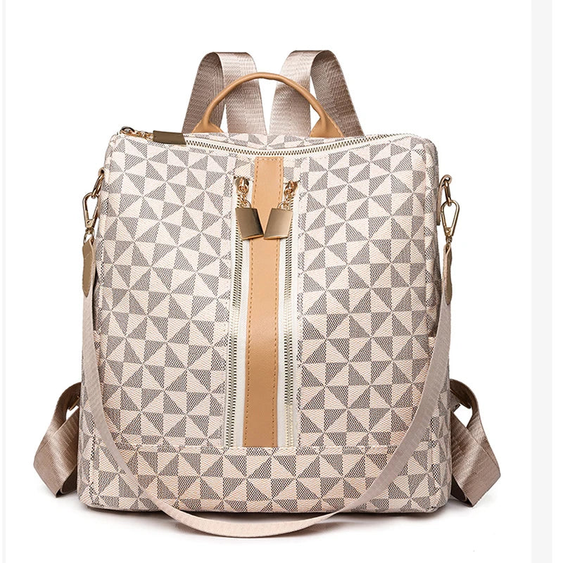 New 2026 large-capacity backpack, trendy European and American style shoulder bag, mother-daughter backpack, casual travel bag