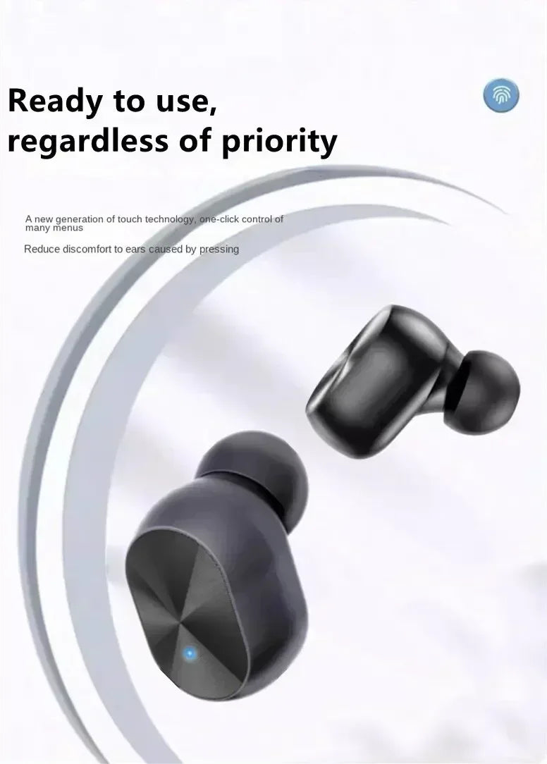 TWS Wireless Earphone Bluetooth 5.3 Headphones Sport Gaming Headset Noise Reduction Earbuds Bass Touch Control for allphone