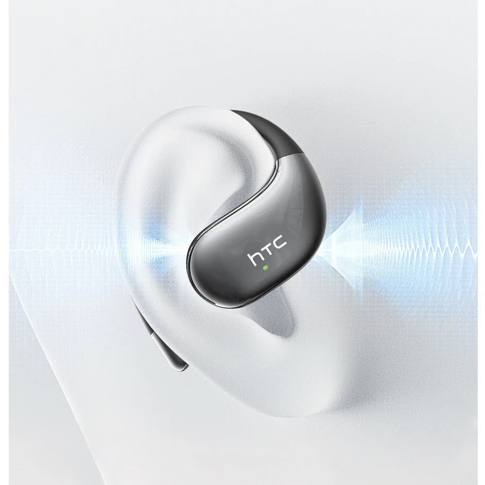 【HTC NE57】 Bluetooth V6.0 Earphones AI Translator Earbuds OWS Sport Wireless Headphones Comfort Earhooks Long Life with Mic