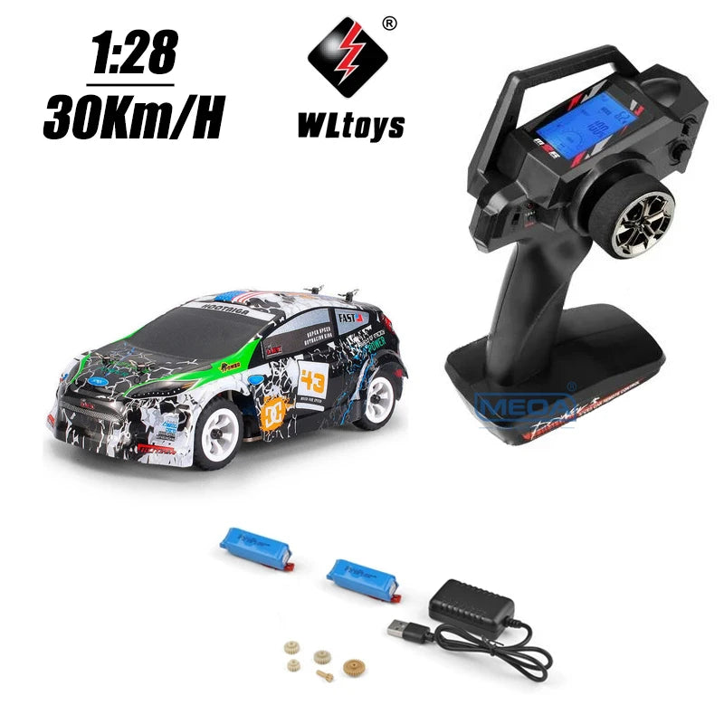 30KM/H RC Wltoys 1:28 RTR RC Car 2.4G 4WD 4 Channels Drift Car Racing Car K969/K989 For Selection Remote Control Car