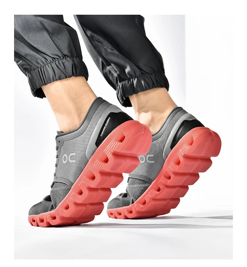 Men's Breathable Casual Sneakers Air Mesh Running Shoes Lightweight Summer Outdoor Sports Zapatillas for Male Large Size 39-46