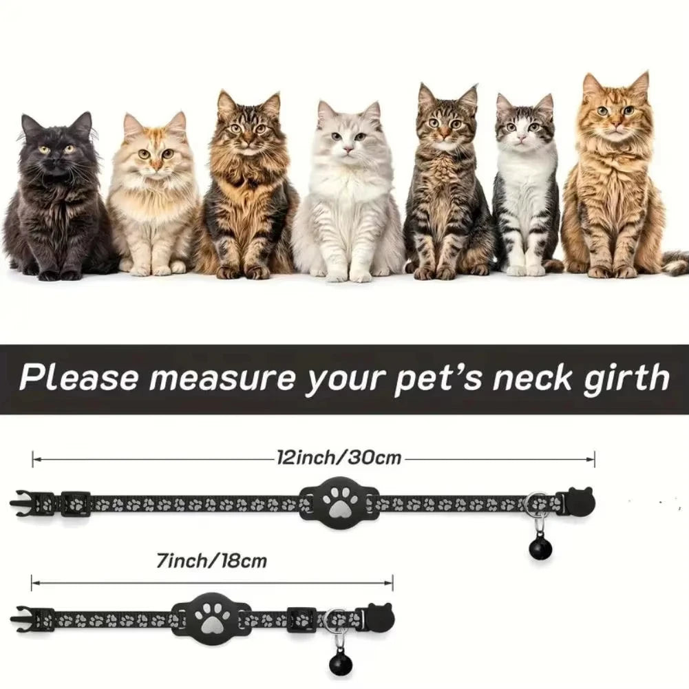 Smart GPS Tracker Collar for Cat Dog Real Time Anti-Lost Waterproof Pet Locator Adjustable Safety Buckle Reflective