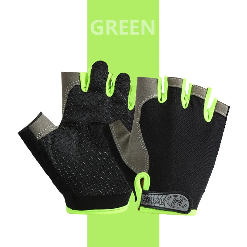 Guantes Ciclismo y Pesca Sin Dedos – Transpirables Antideslizantes Unisex